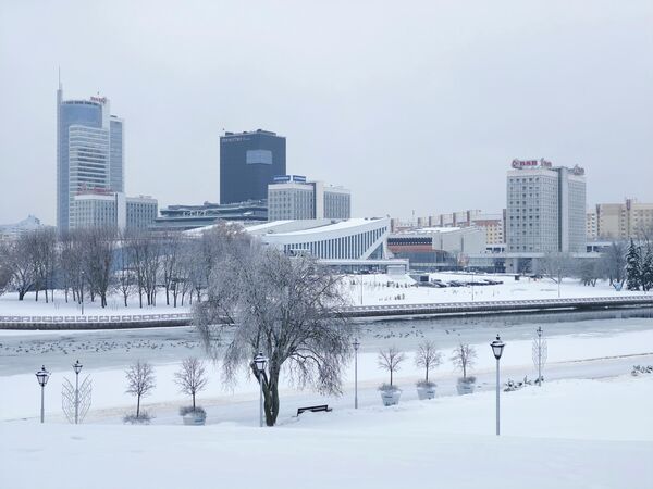 Снег в Минске - Sputnik Беларусь