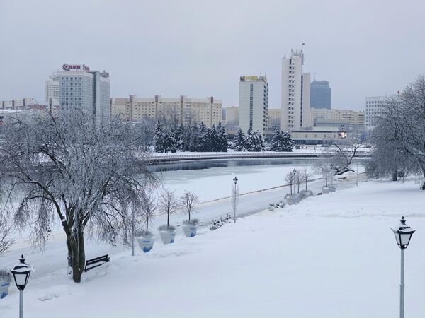 Снег в Минске - Sputnik Беларусь