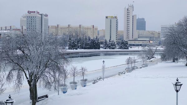 Снег в Минске - Sputnik Беларусь