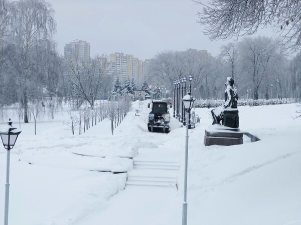 Снег в Минске - Sputnik Беларусь