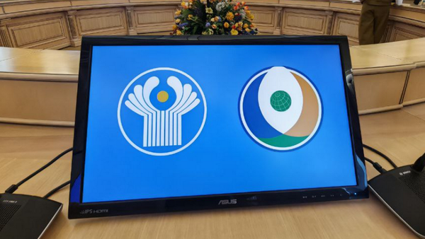 Логотипы СНГ и Ассамблеи народов мира - Sputnik Беларусь