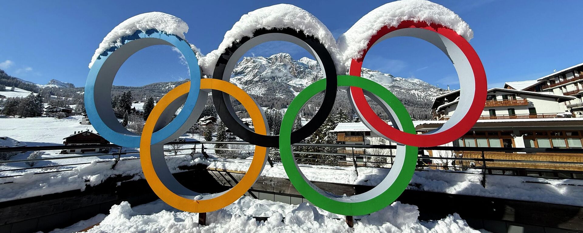 Алімпійскія кольцы ў Мілане - Sputnik Беларусь, 1920, 01.02.2026