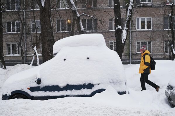 Снегопад в Москве. - Sputnik Беларусь