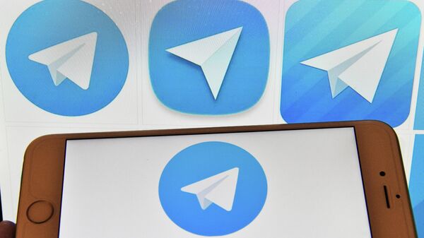 Логотип мессенджера Telegram  - Sputnik Беларусь