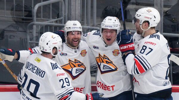 Игроки магнитогорского ХК Металлург, архивное фото - Sputnik Беларусь