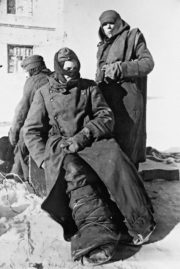 Палонныя немцы пад Сталінградам, студзень 1943 года. - Sputnik Беларусь