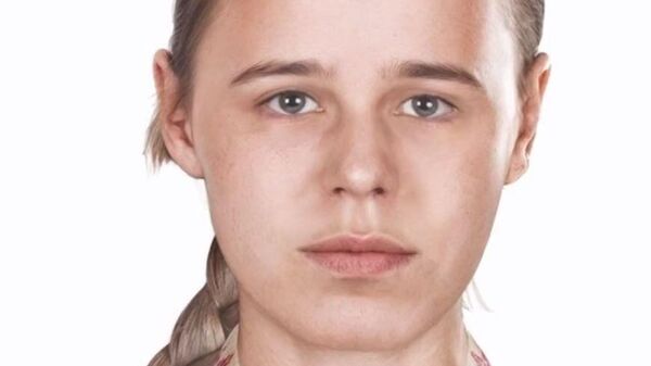 Восстановленный облик деревенской девушки - Sputnik Беларусь