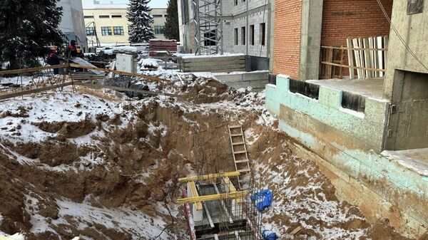 Стройка в Первомайском районе Минска - Sputnik Беларусь