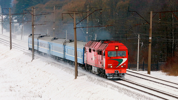 Вагоны локомотивной тяги на Белорусской железной дороге - Sputnik Беларусь