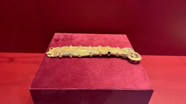 Возвращенные из Великобритании золотые ножны - Sputnik Беларусь