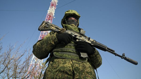 Боевая работа связистов группировки войск Запад в ЛНР - Sputnik Беларусь