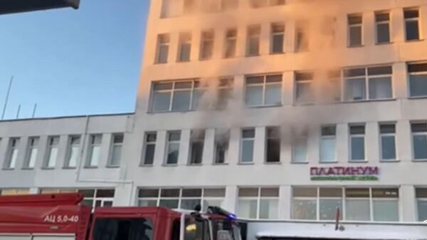 На месте пожара - Sputnik Беларусь