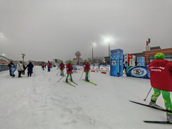 Соревнования Снежный снайпер - Sputnik Беларусь