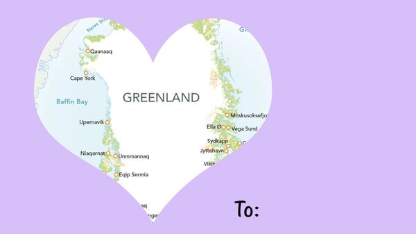 Валентинка с Гренландией - Sputnik Беларусь