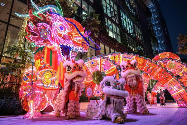 Новый год по лунному календарю в Бангкоке, Таиланд