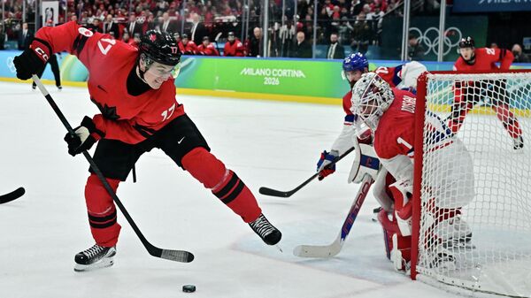 Матч Канада - Чехия на Олимпиаде в Италии - Sputnik Беларусь