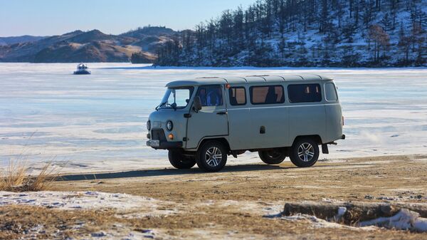 Ледовая переправа на остров Ольхон - Sputnik Беларусь