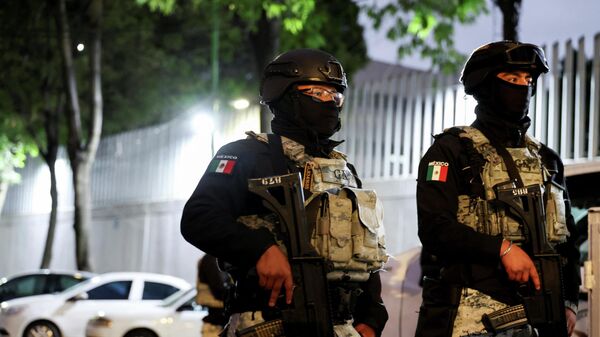Сотрудники Национальной гвардии Мексики - Sputnik Беларусь