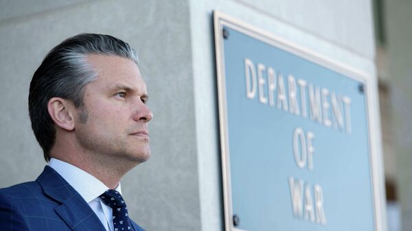 Глава министерства войны США Пит Хагсет - Sputnik Беларусь