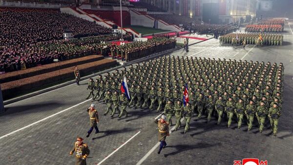 Военный парад в рамках IX съезда Трудовой партии Кореи - Sputnik Беларусь