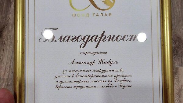 Падзяка ад Фонду Аляксея Талая - Sputnik Беларусь