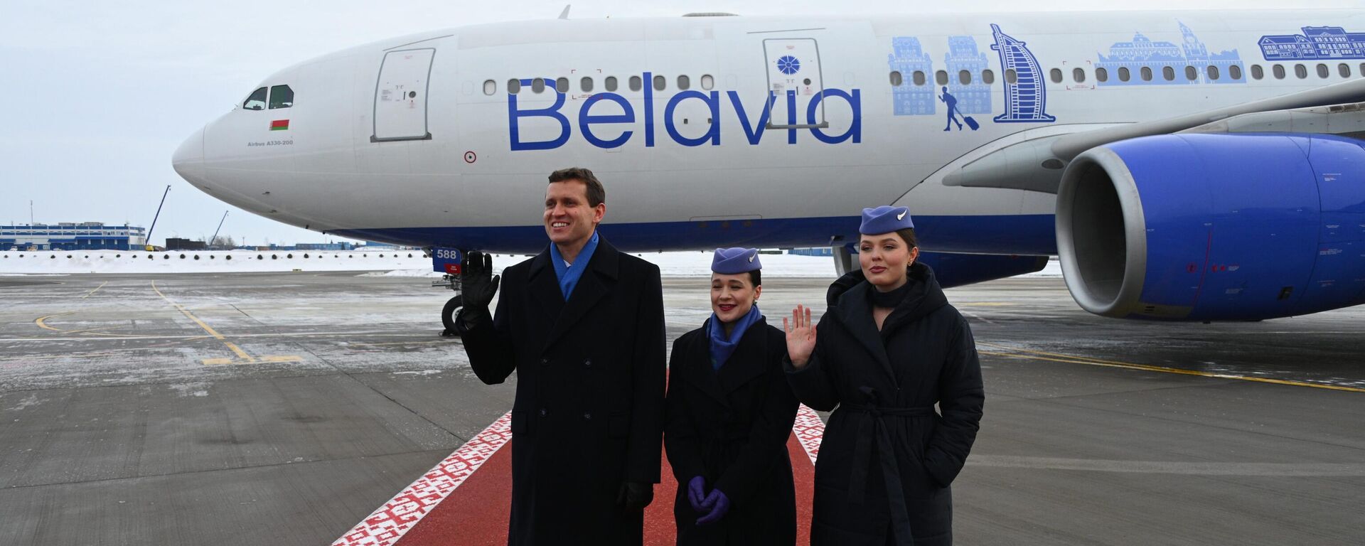 Белавиа презентовала обновленную ливрею к своему 30-летию (видео) - Sputnik Беларусь, 1920, 27.02.2026