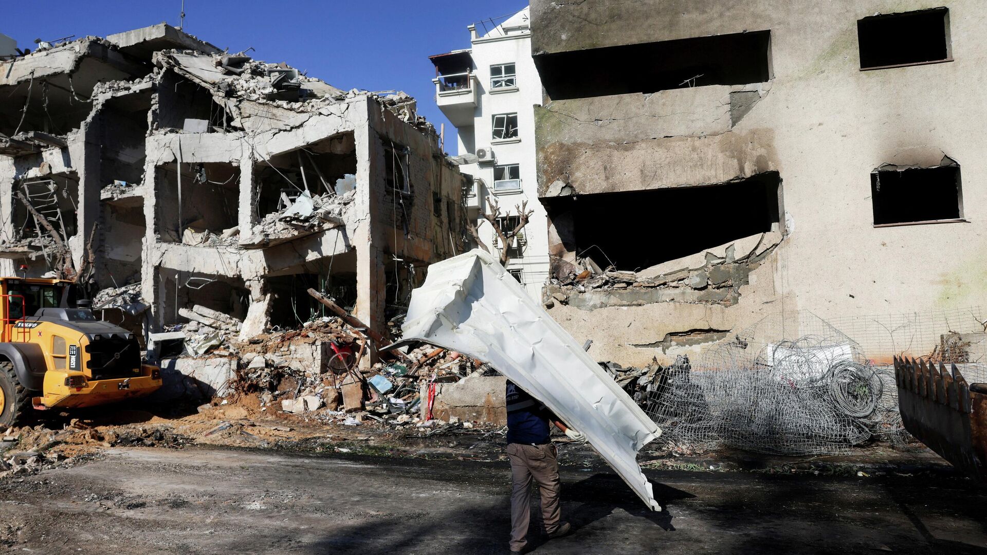 Последствия ракетного удара Ирана