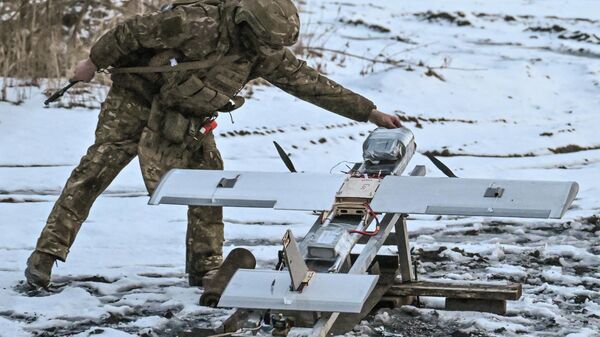 Боевая работа расчета БПЛА Молния-2 на красноармейском направлении СВО - Sputnik Беларусь