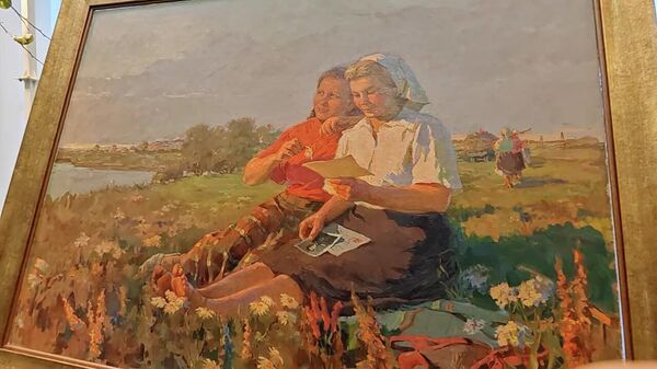 Вобразы беларускіх жанчын на выставе ў Палацы Незалежнасці – відэа - Sputnik Беларусь