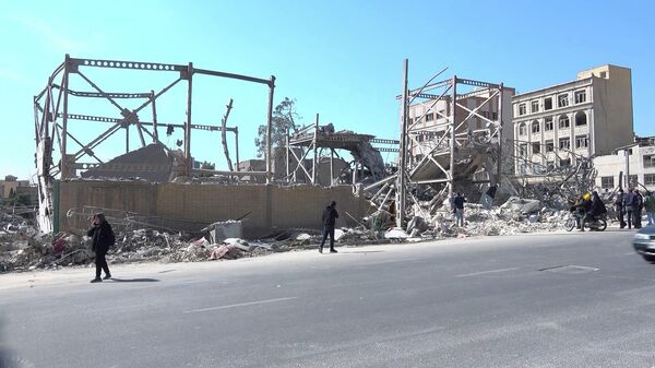 Руины в центре Тегерана после авиаударов США и Израиля (видео) - Sputnik Беларусь