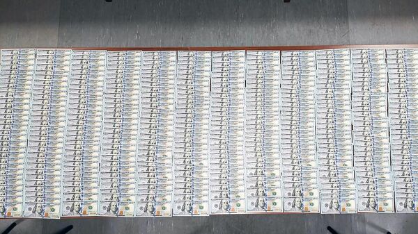 Изъятая Брестской таможней незадекларированная наличность - Sputnik Беларусь