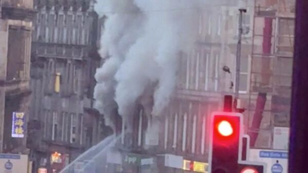 Пожар в Глазго - Sputnik Беларусь