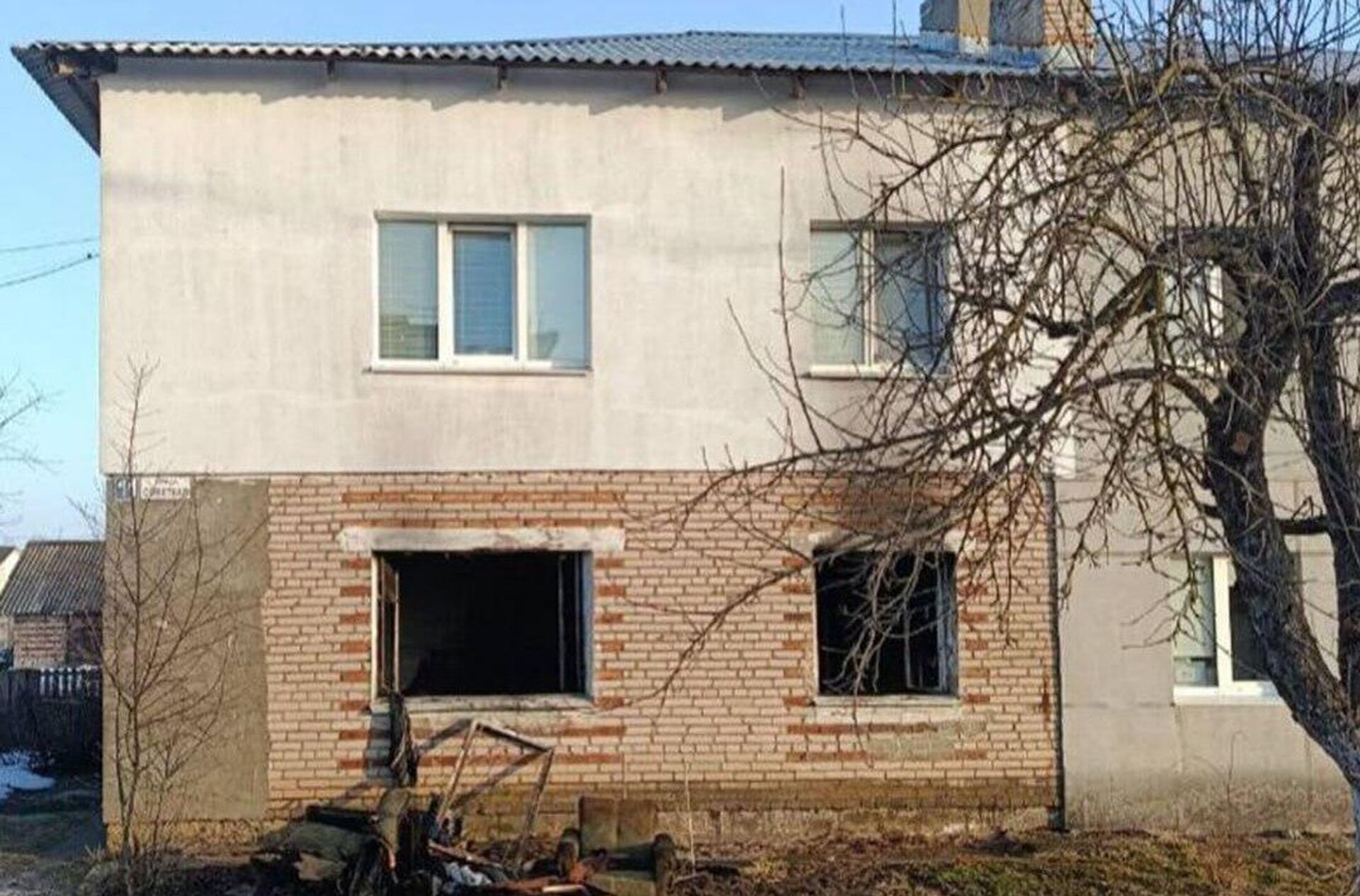 Пожар в Узденском районе - Sputnik Беларусь, 1920, 09.03.2026