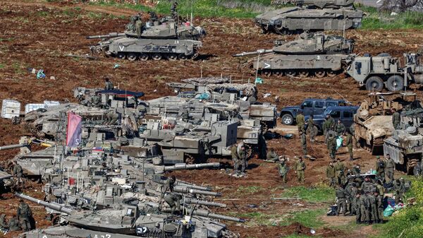 Израильские войска рядом с границей Израиля и Ливана - Sputnik Беларусь
