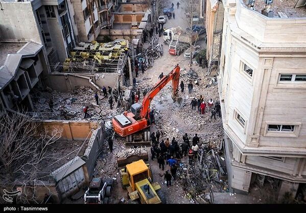 Разрушения в Хамадане после авиаударов США и Израиля