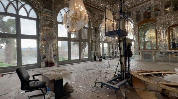 Поврежденный дворец Голестан в Тегеране после авиаударов США и Израиля.