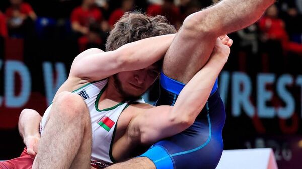 Магомедхан Магомедханов на Чемпионате Европы U-23 - Sputnik Беларусь