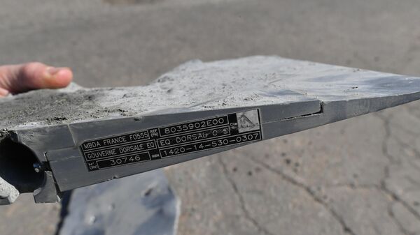 Фрагменты ракеты  Storm Shadow - Sputnik Беларусь