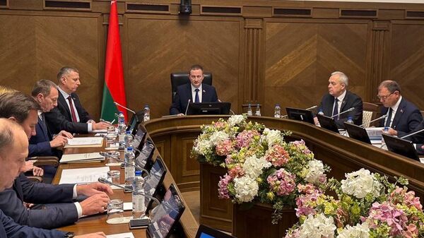 Александр Турчин на заседании, посвященном машиностроению - Sputnik Беларусь