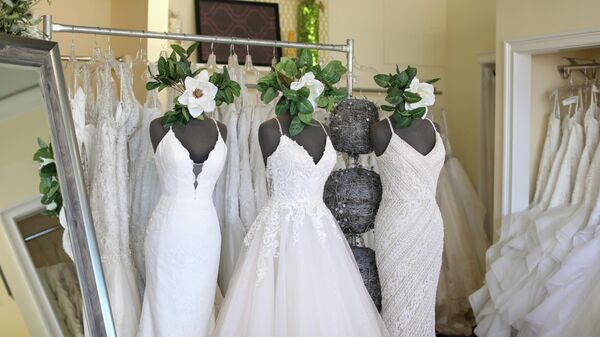 Свадебные платья, архивное фото - Sputnik Беларусь