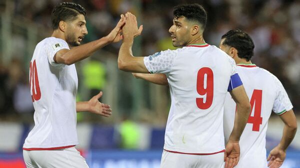 Игроки сборной Ирана по футболу - Sputnik Беларусь