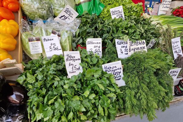 Овощи на Комаровском рынке - Sputnik Беларусь