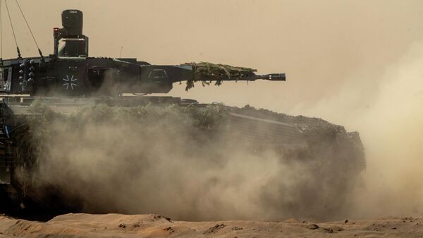 Танк Leopard бригады бундесвера в Литве - Sputnik Беларусь