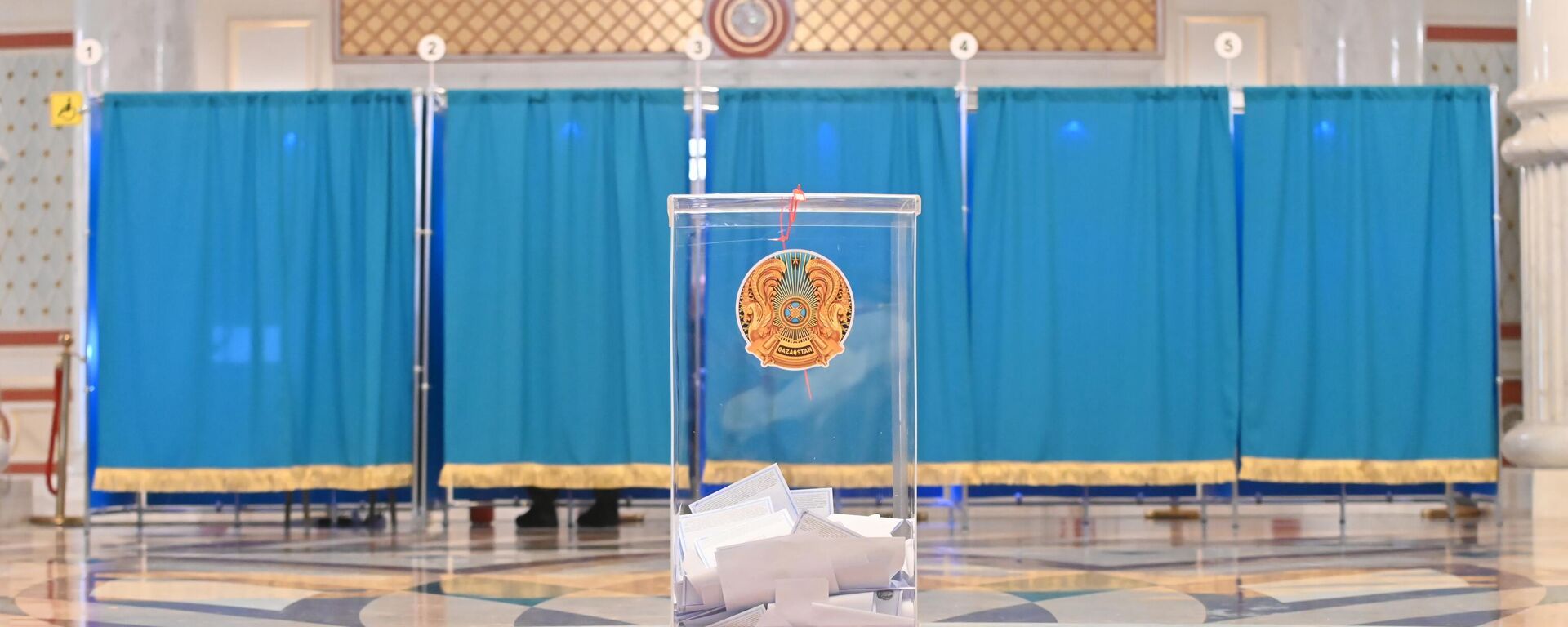 Выбарчы ўчастак №228 у Астане - Sputnik Беларусь, 1920, 17.03.2026