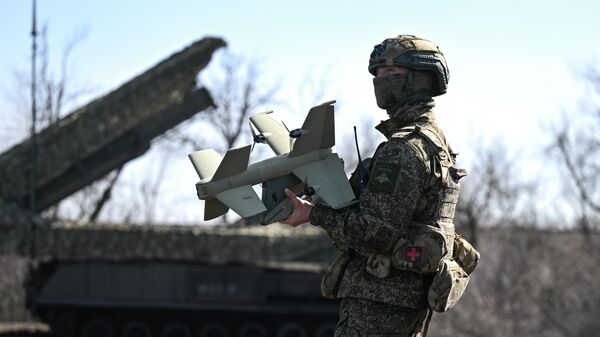 Боевое дежурство ЗРК Бук-М3 группировки войск Центр на Добропольском направлении СВО - Sputnik Беларусь