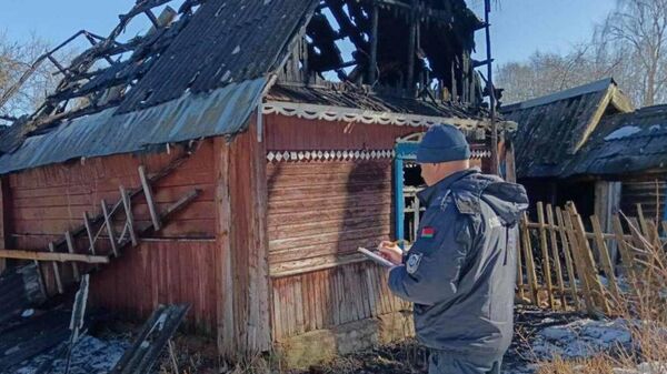 Пожар в Городокском районе - Sputnik Беларусь