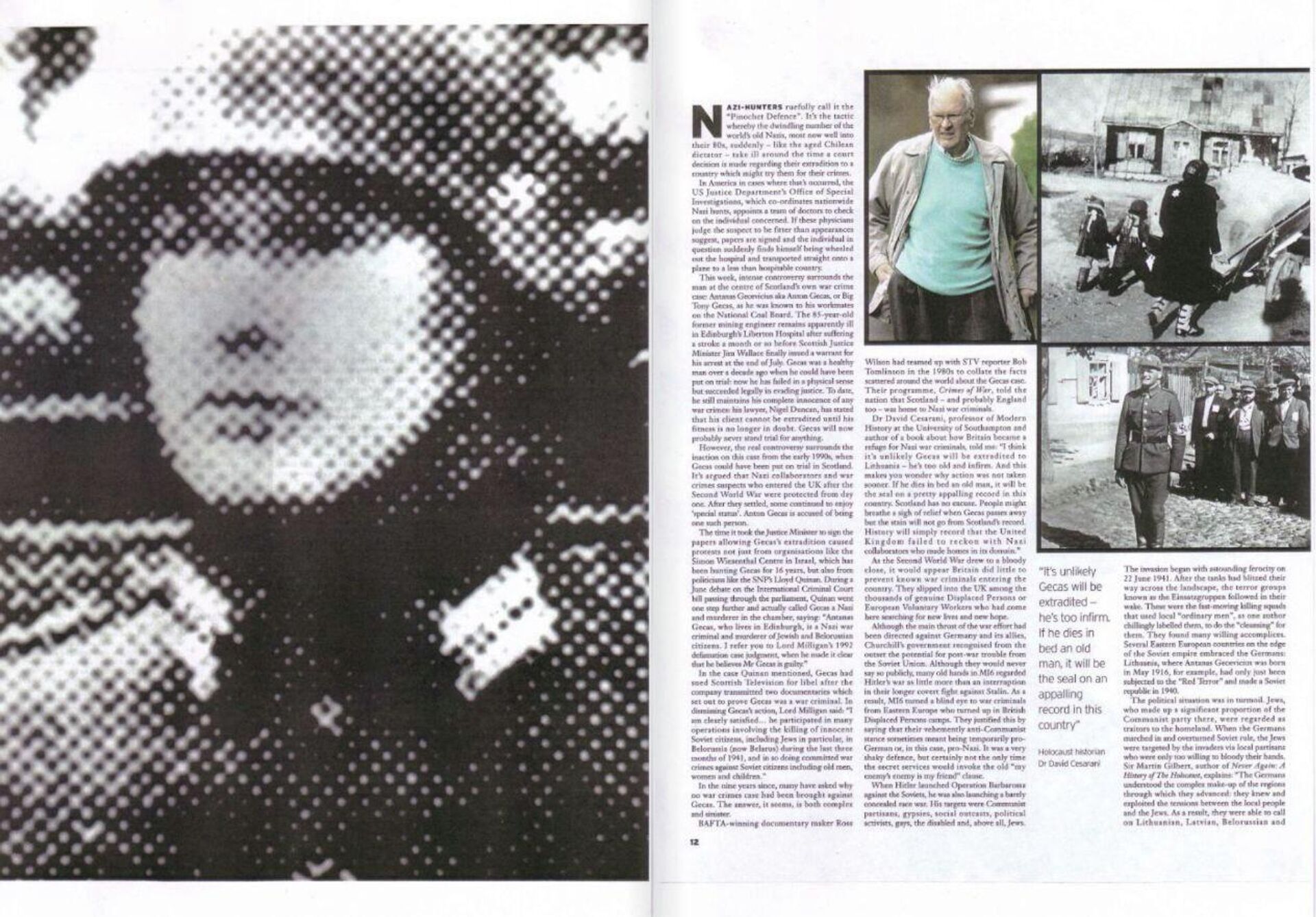 Одна из статей в британских СМИ, посвященной преступлениям, совершенным Антанасом Гецявичюсом - Sputnik Беларусь, 1920, 17.03.2026