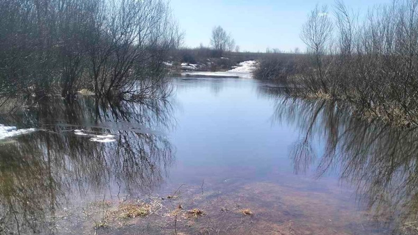 Подтопленный участок дороги - Sputnik Беларусь