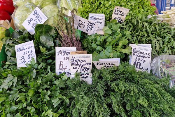 Овощи на Комаровском рынке - Sputnik Беларусь