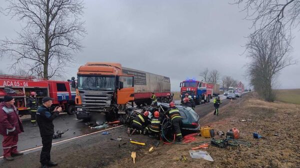 На месте ДТП - Sputnik Беларусь